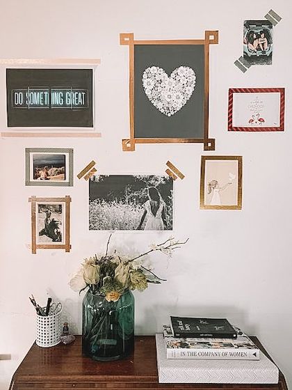 We Read!: DIY: Washi Tape Photo Frame